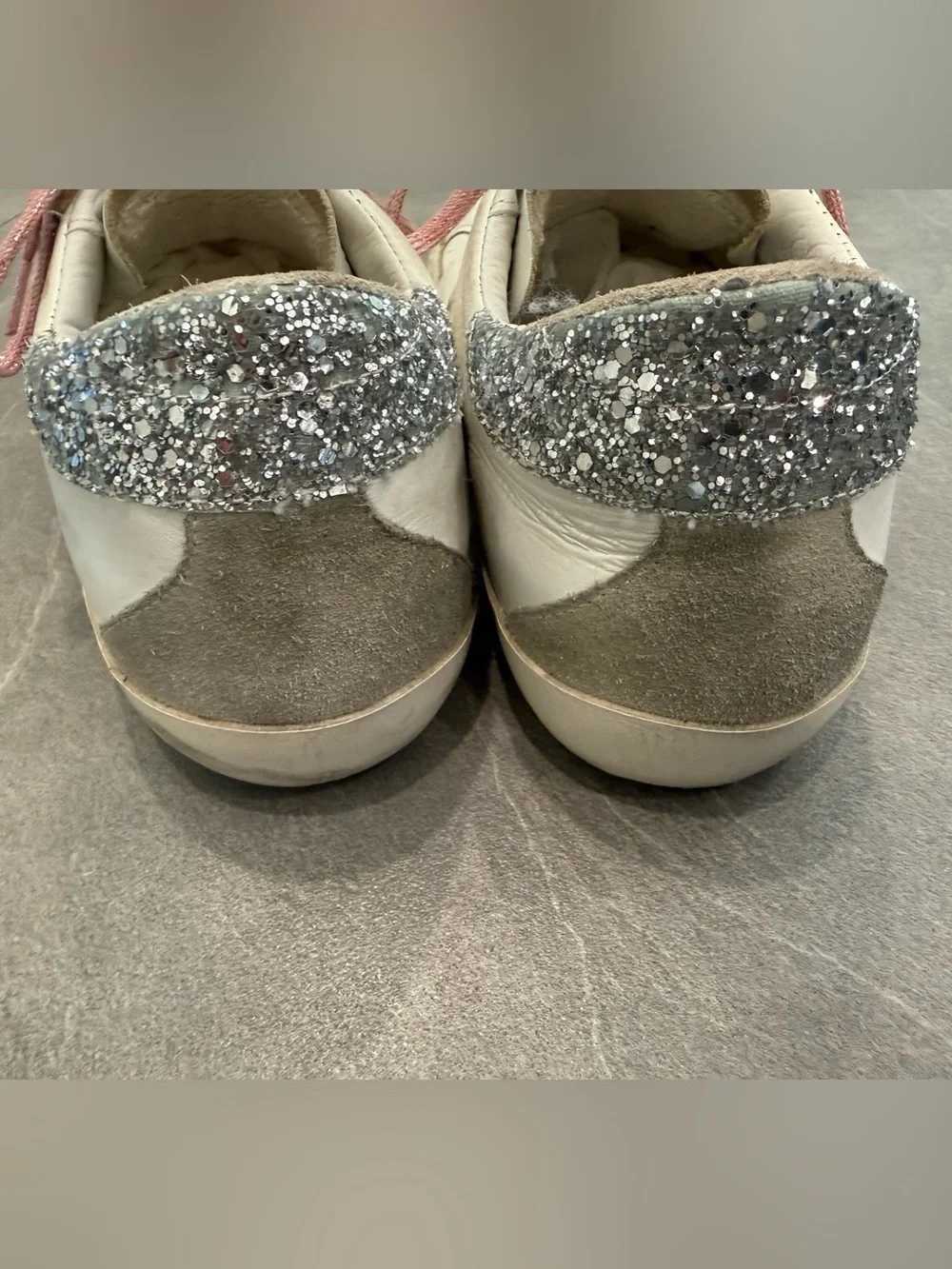 GOLDEN GOOSE Superstar Glitter Sneakers limited private edition size 38